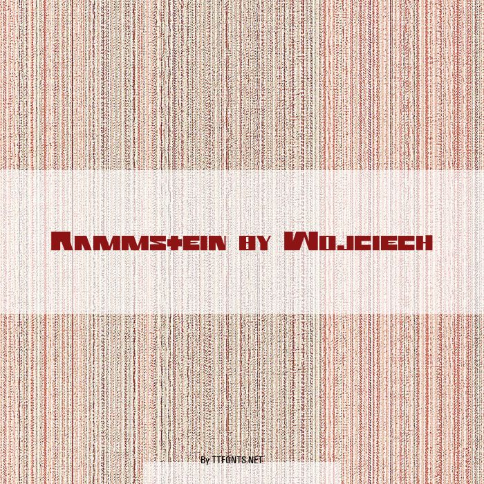 Rammstein by Wojciech example